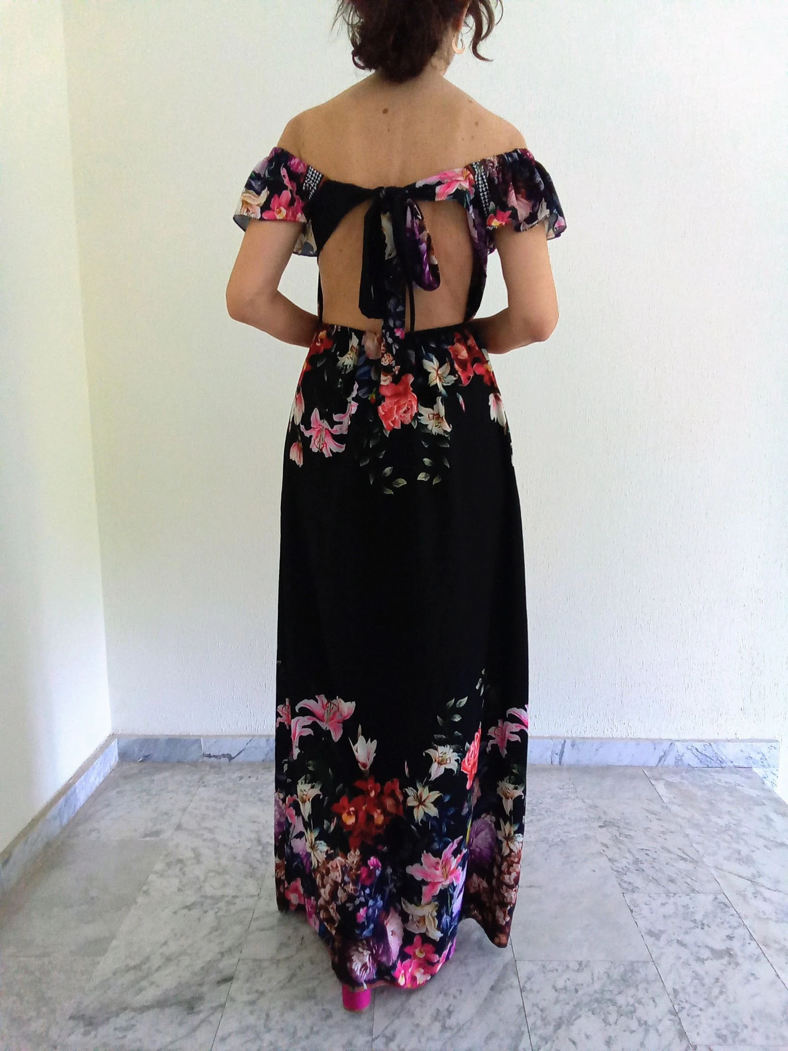 Floral Print Bohemian Maxi Dress – photo 13